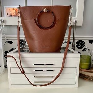 Ted Baker London Leather Bucket Bag